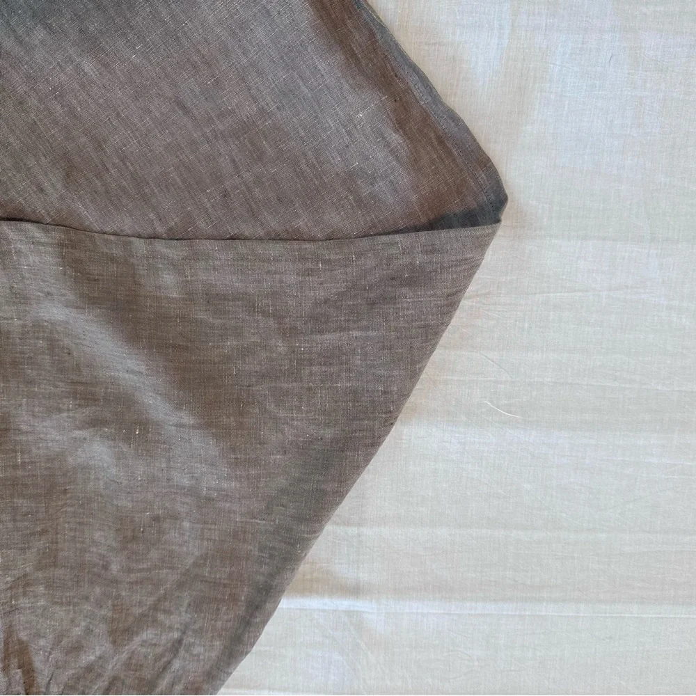 Restoration Hardware Linen Bedskirt California King 15”